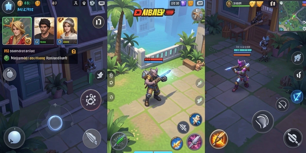 mega111 - Berbagai karakter unik yang bisa dipilih.